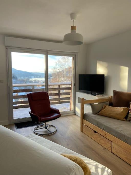 F3 Superbe Vue Lac, Grand Balcon, Ambiance Nature Gérardmer Esterno foto