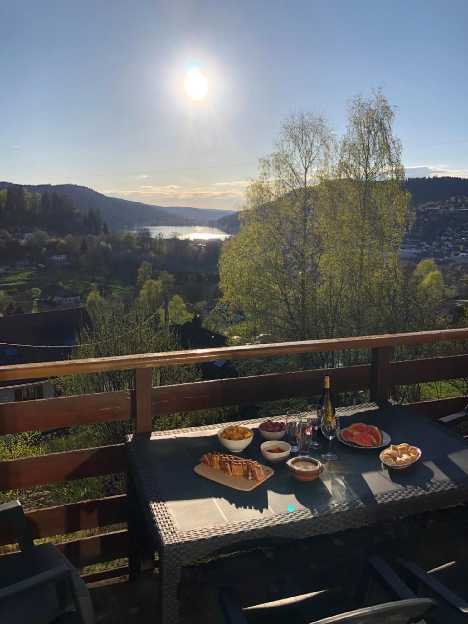 F3 Superbe Vue Lac, Grand Balcon, Ambiance Nature Gérardmer Esterno foto